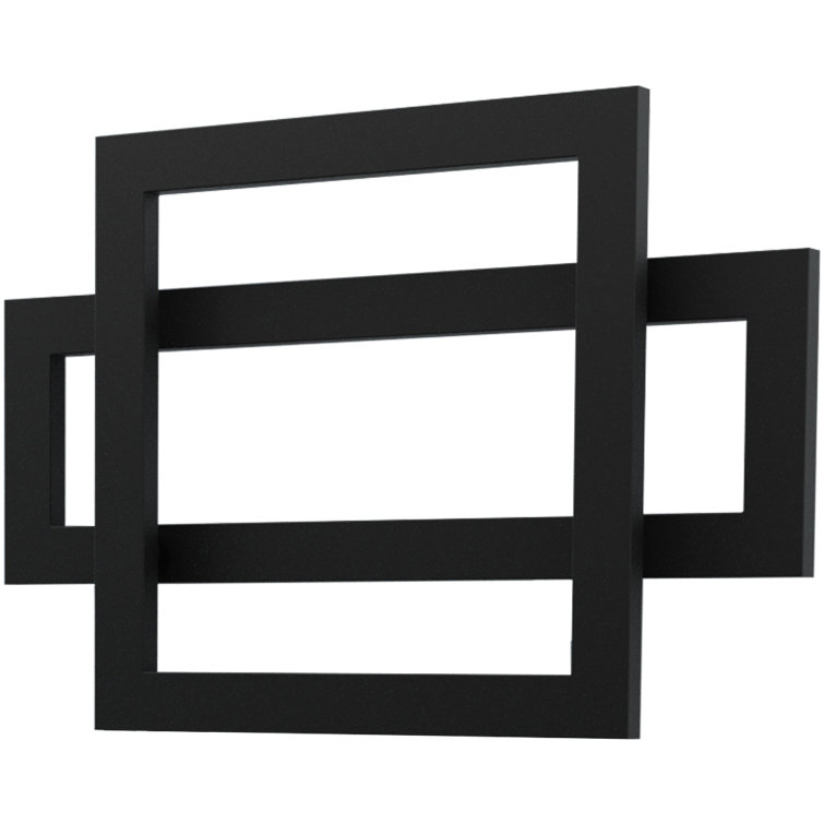 Cadiz Black Wall Mounted Designer Towel Warmer