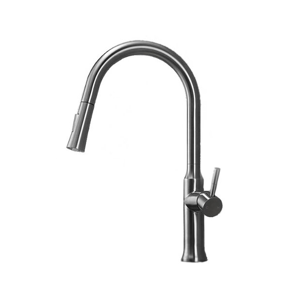 Chrome Pull Down Kitchen Faucet with Spray