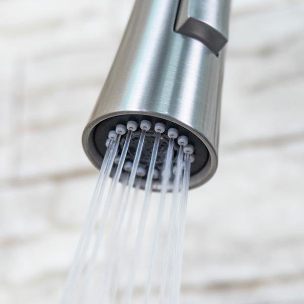 Chrome Pull Down Kitchen Faucet with Spray