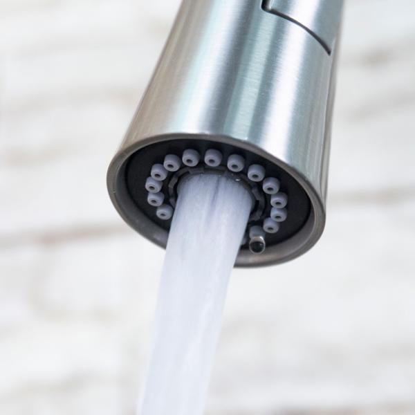 Chrome Pull Down Kitchen Faucet with Spray