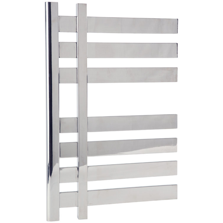 Lioni 27" Chrome Flat Panel Towel Rail Warmer