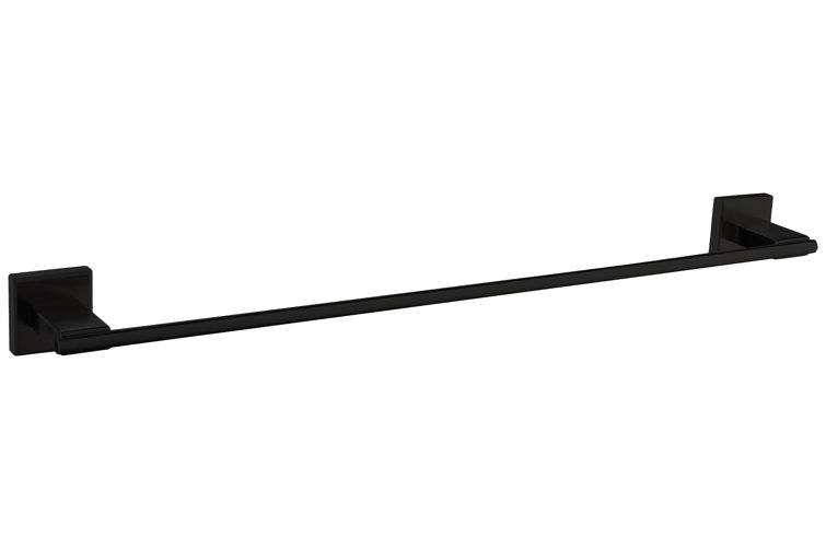 Trova 18'' Matte Black Wall Mounted Towel Bar