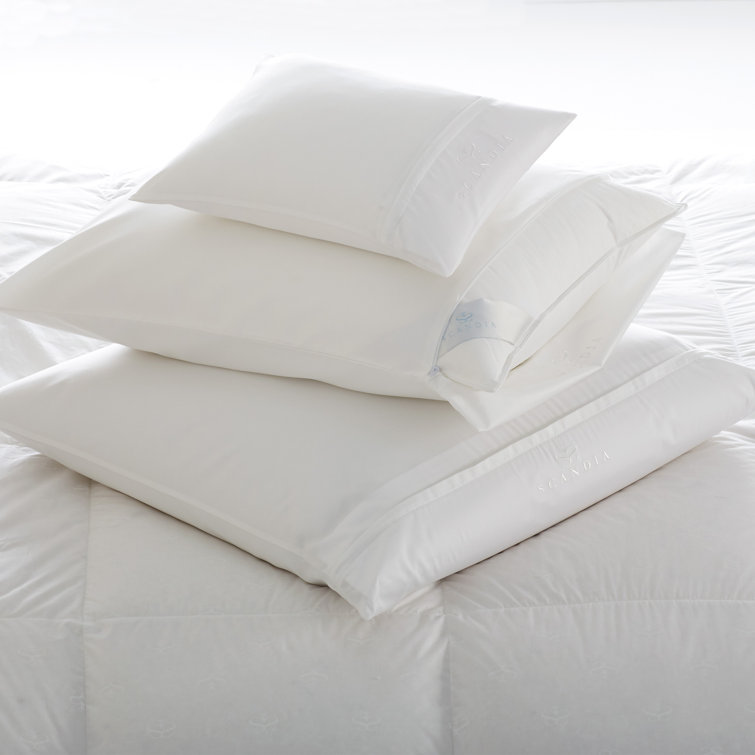 Luxury Embroidered Cotton Sateen Standard/Queen Pillow Protector