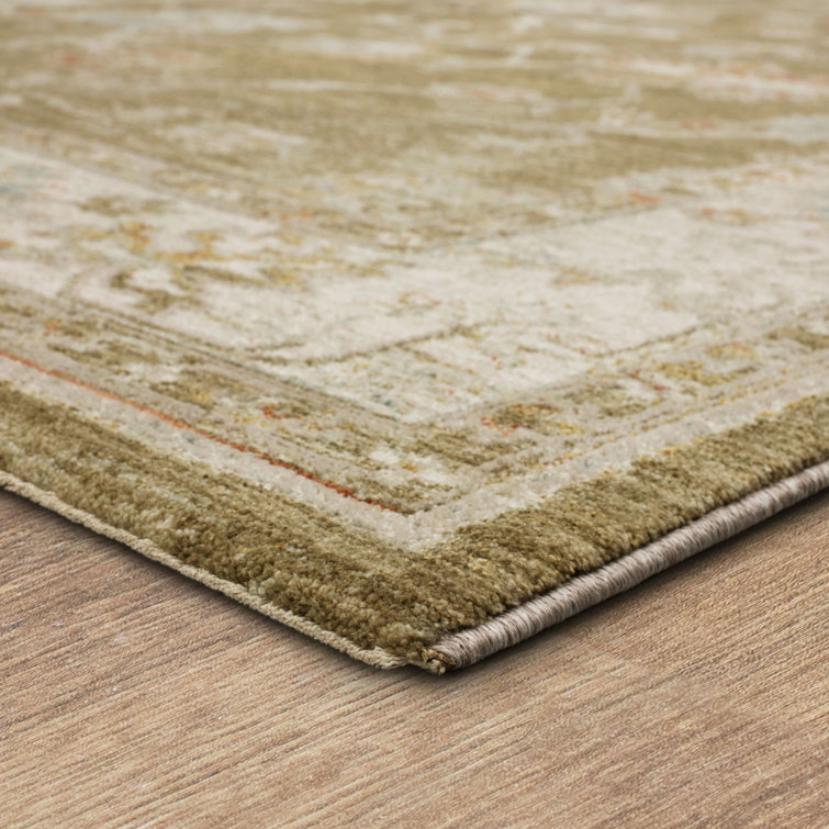 Handmade Brown Rectangular Synthetic Stain-resistant Area Rug