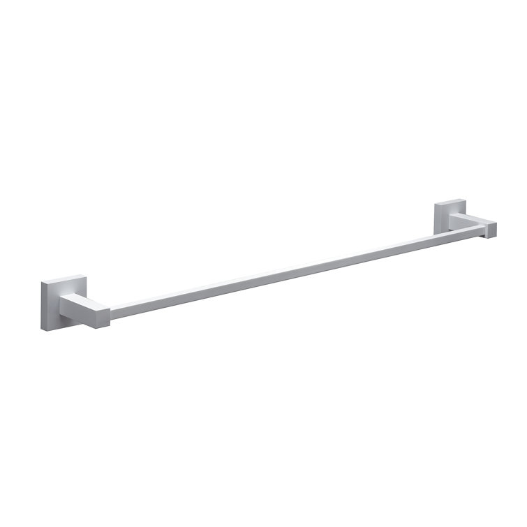Matte White Metal 4-Piece Bathroom Hardware Set