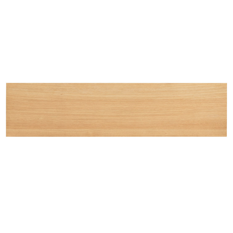 Santino 71'' Oak Mid-Century Modern Pyramid Sideboard