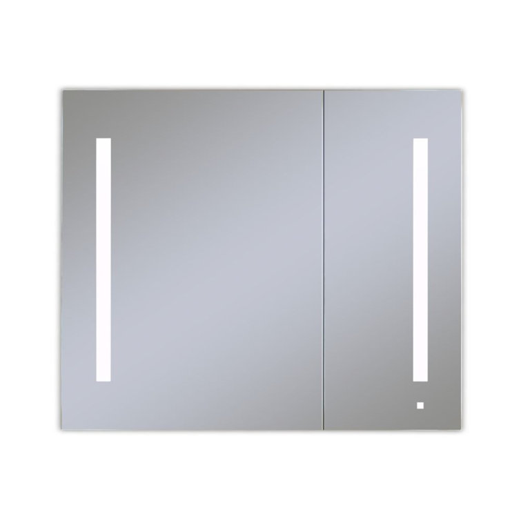 Contemporary 30" x 35.25" Frameless Smart Medicine Cabinet with LED Lighting