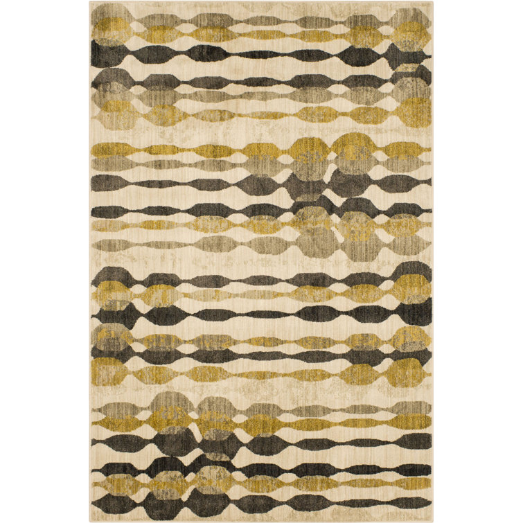 Onyx Stripe Rectangular 8' x 11' Synthetic Area Rug