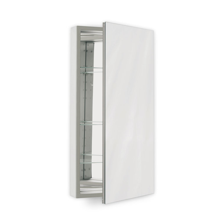 Modern 30" Classic Gray Frameless Medicine Cabinet with Interior Mirror