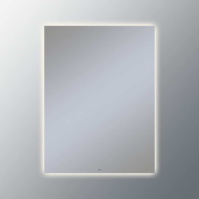 Vitality Frameless Lighted Fog-Free Rectangular Mirror