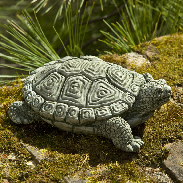 Alpine Stone Realistic Turtle Garden Statue