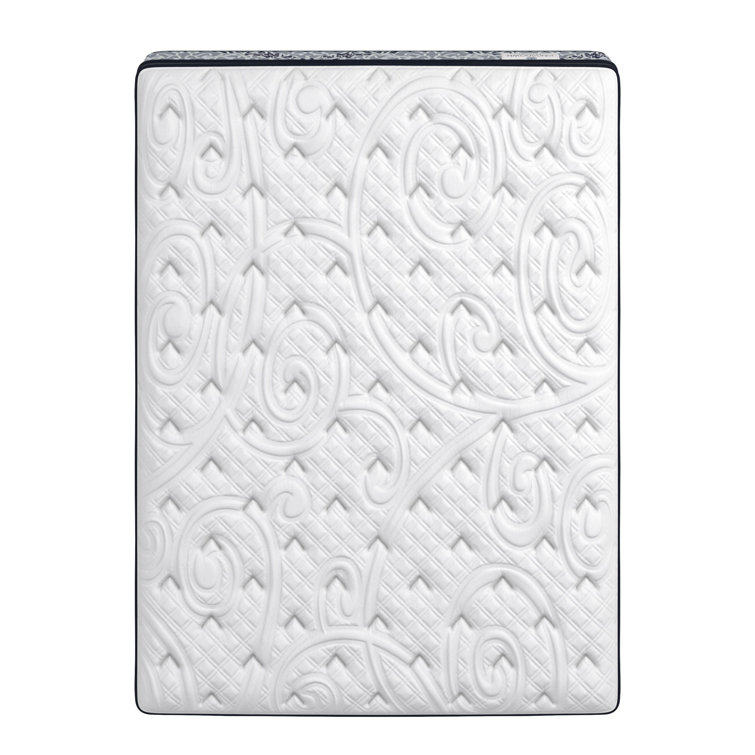 King Size Gray Pillowtop Gel Memory Foam Mattress