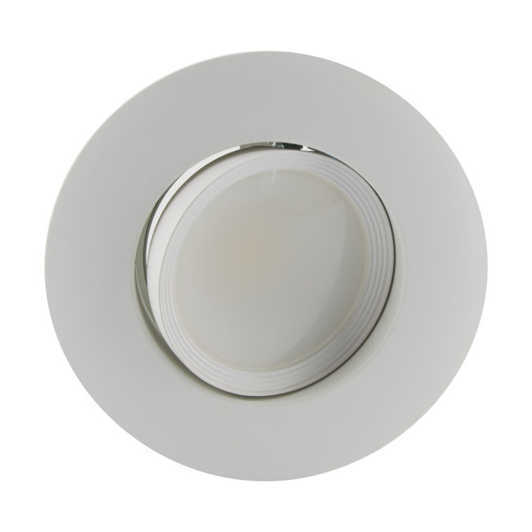 Modern Selectable LED 7'' White Aluminum Downlight Retrofit Kit