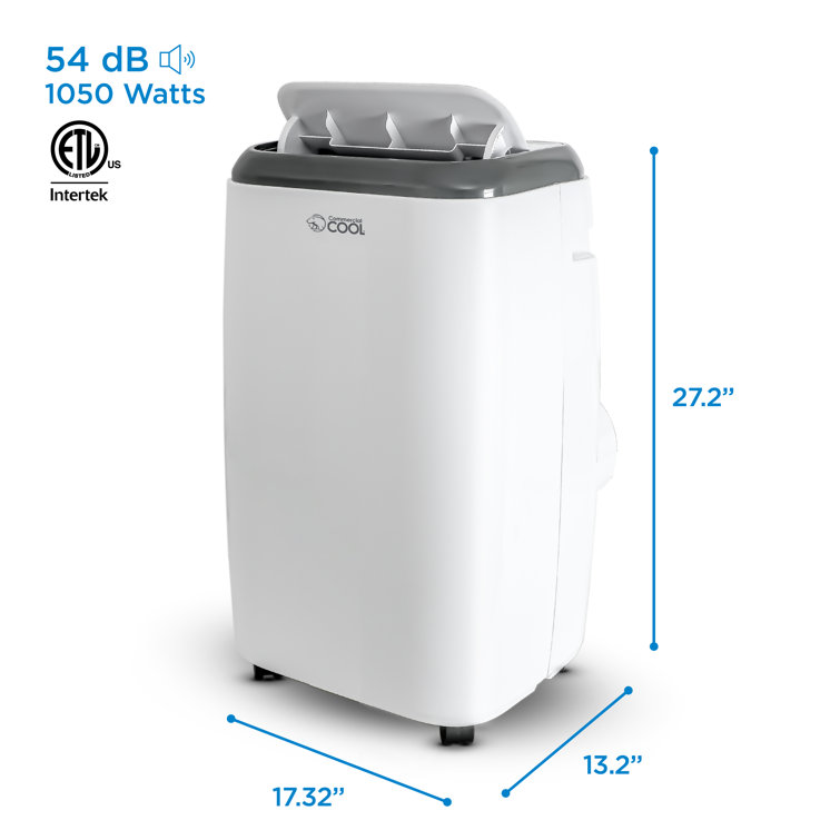 Commercial Cool 8000 BTU White Portable Air Conditioner with Remote Control
