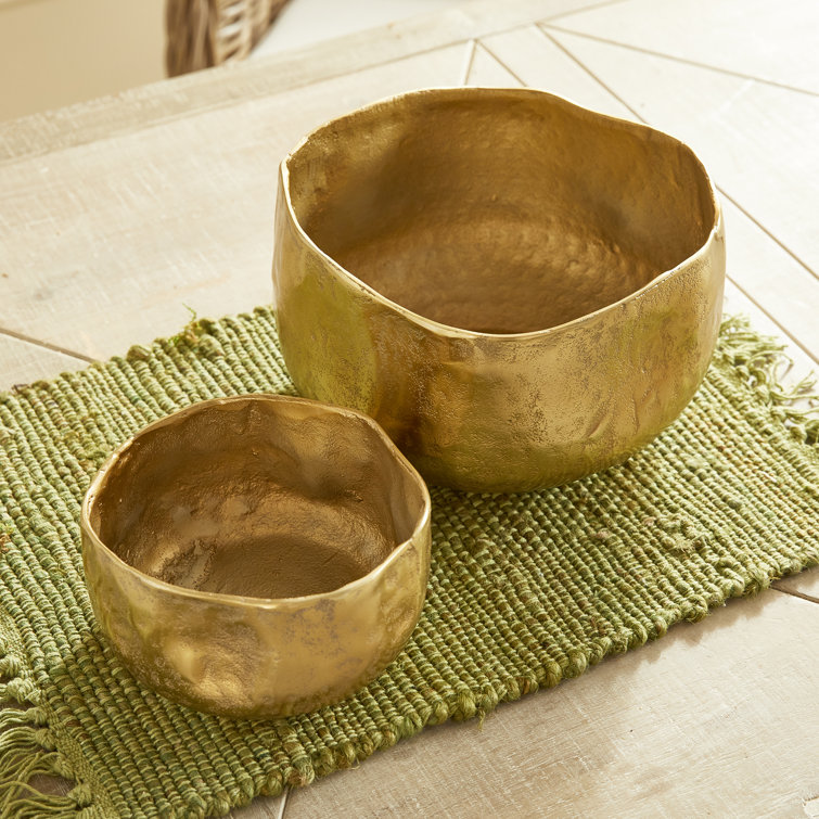 Seraphina Metal Cachepot - Set of 2