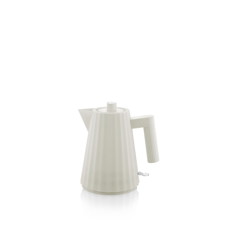 Alessi White Thermoplastic Electric Kettle, 33.8 fl oz