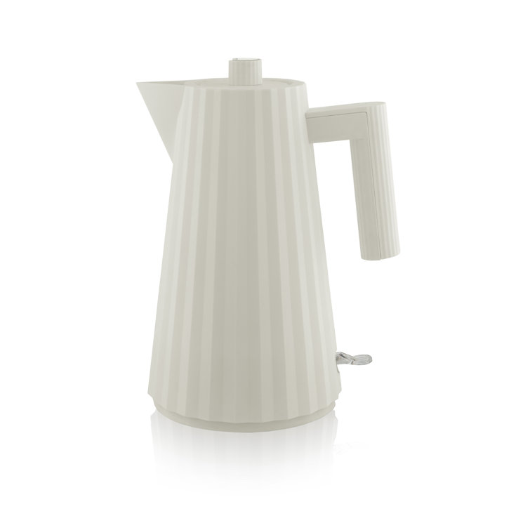 White Thermoplastic Resin Electric Kettle, 57 fl. oz.