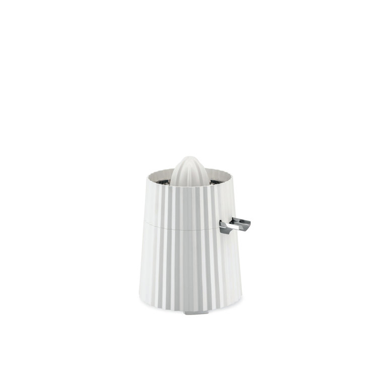 Plissé Quiet Motor Matte White Electric Citrus Squeezer