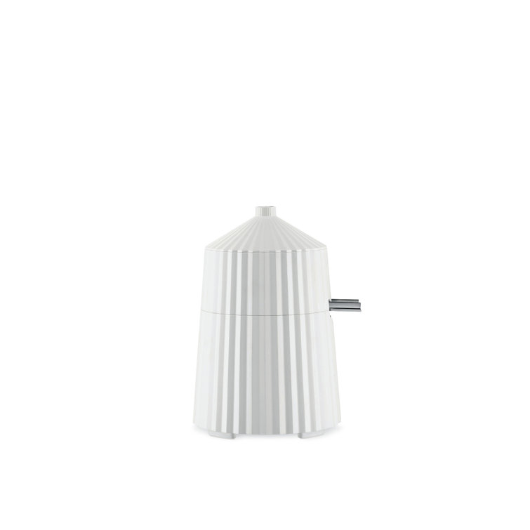 Plissé Quiet Motor Matte White Electric Citrus Squeezer