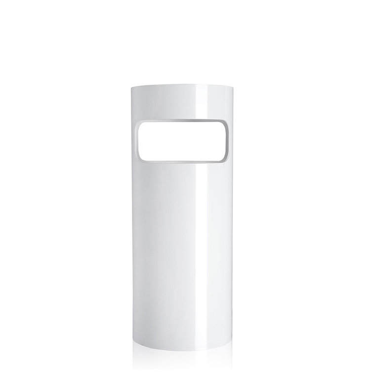 Matte White ABS Plastic Modern Umbrella Stand