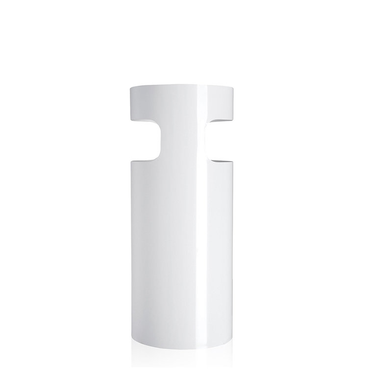 Matte White ABS Plastic Modern Umbrella Stand