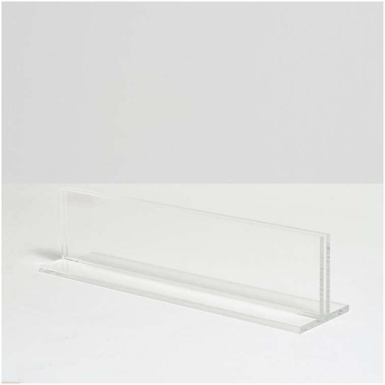 Clear Acrylic Freestanding Pet Gate Panel, 30 Inches Tall