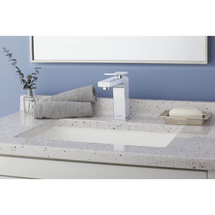 Avian Chrome Single-Handle Monoblock Bathroom Faucet