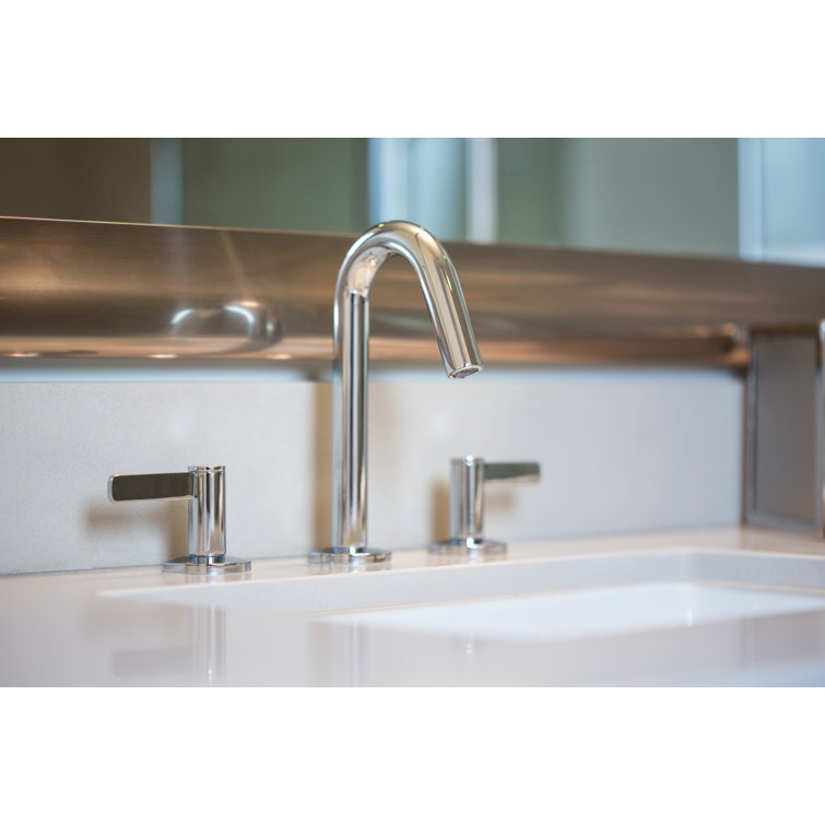 Amalfi Chrome Dual-Handle Widespread Bathroom Faucet