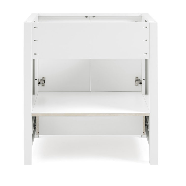 Williamsburg 30" White Pine Vanity Cabinet with Nickel Hardware