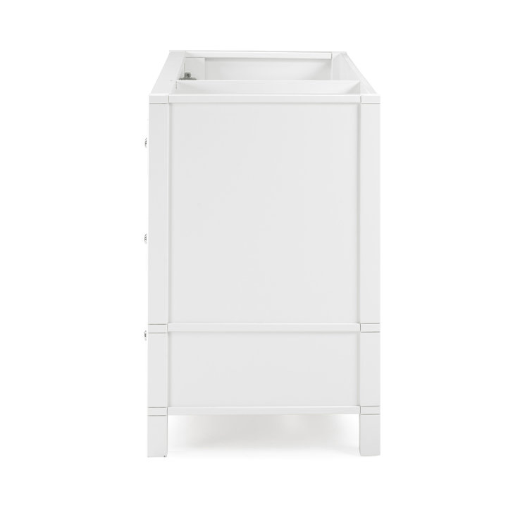Williamsburg 48" White Pine Vanity Cabinet with Soft Close Drawers