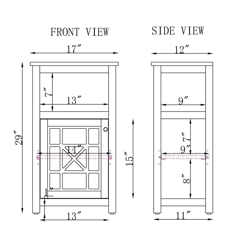 White Compact Wood Bathroom Cabinet with Adjustable Shelving