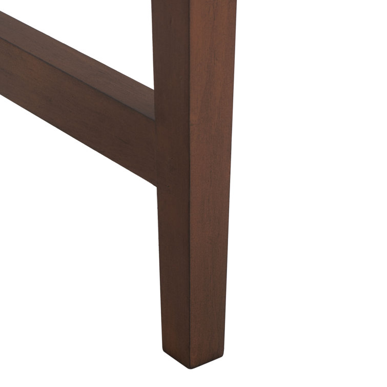 Retro Chic Hawthorn Brown Wood 3-Drawer Writing Desk