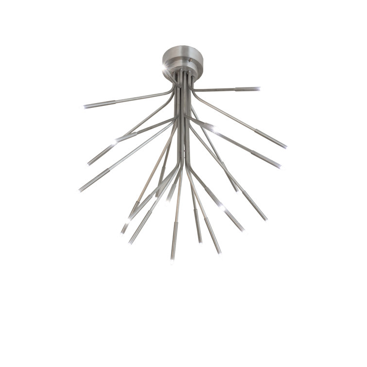 Galassia 28'' Aluminum LED Indoor/Outdoor Flush Mount
