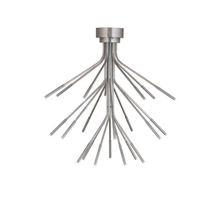 Galassia 28'' Aluminum LED Indoor/Outdoor Flush Mount