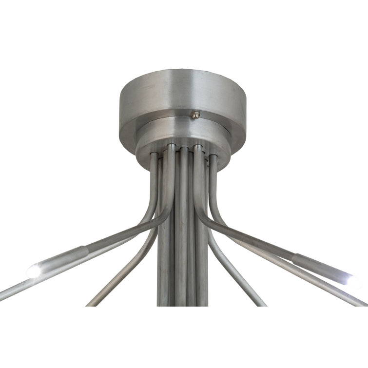 Galassia 28'' Aluminum LED Indoor/Outdoor Flush Mount