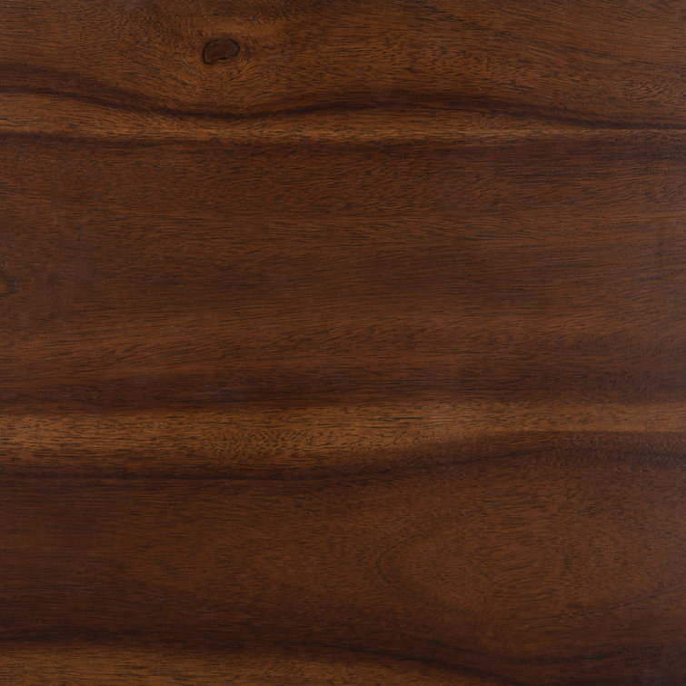 Brylin 3-Drawer Dark Walnut Nightstand with Chrome Accents