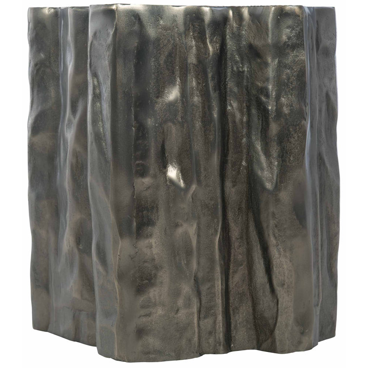 Elba Graphite Finish Free Form Cast Aluminum Accent Table