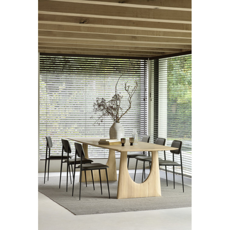 Geo 98-Inch Oak Extendable Dining Table