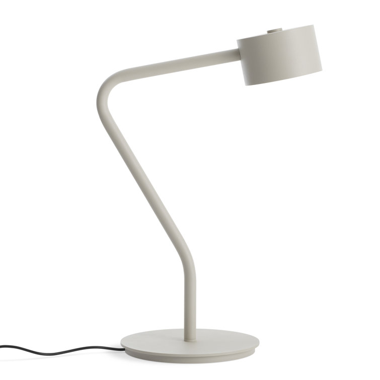 Putty Metal Touch Table Lamp with Curved Design