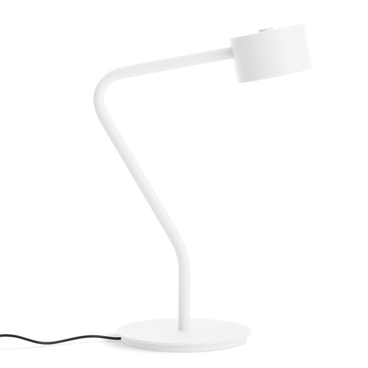 White Adjustable Metal Touch Table Lamp