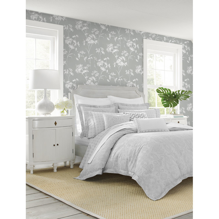 Alloy Floral Mist Self-Adhesive Removable Wallpaper Roll