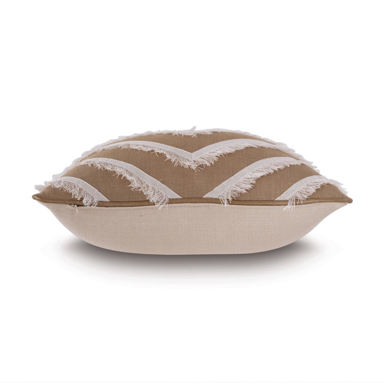 Naya Ruffled Reversible Throw Pillow