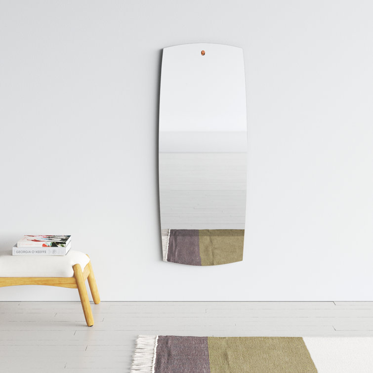 Beveled Glass Full Length Rectangular Wall Mirror