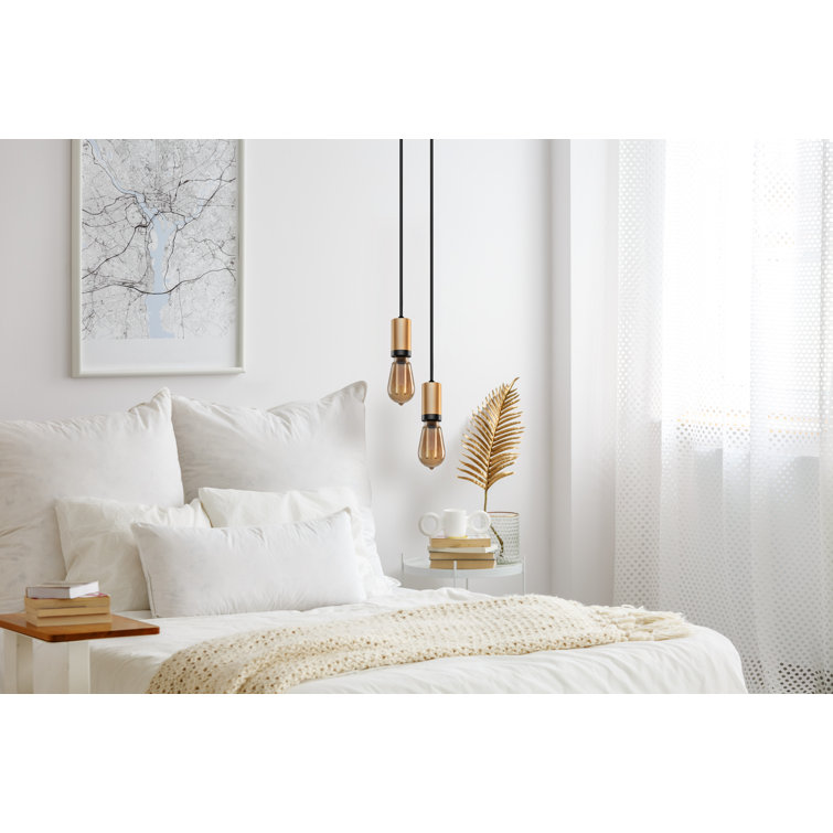 Vintage Elegance 10ft Matte Black Pendant Light Cord Kit