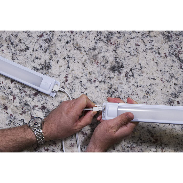 Enbrighten 36-inch White LED Under Cabinet Light Fixture