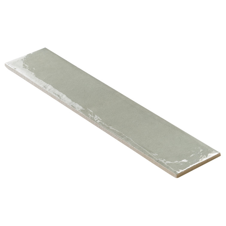 Green Polished Porcelain 3x16 Subway Wall Tile