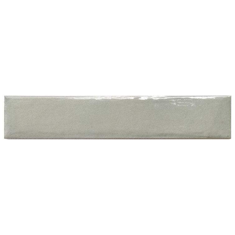 Green Polished Porcelain 3x16 Subway Wall Tile