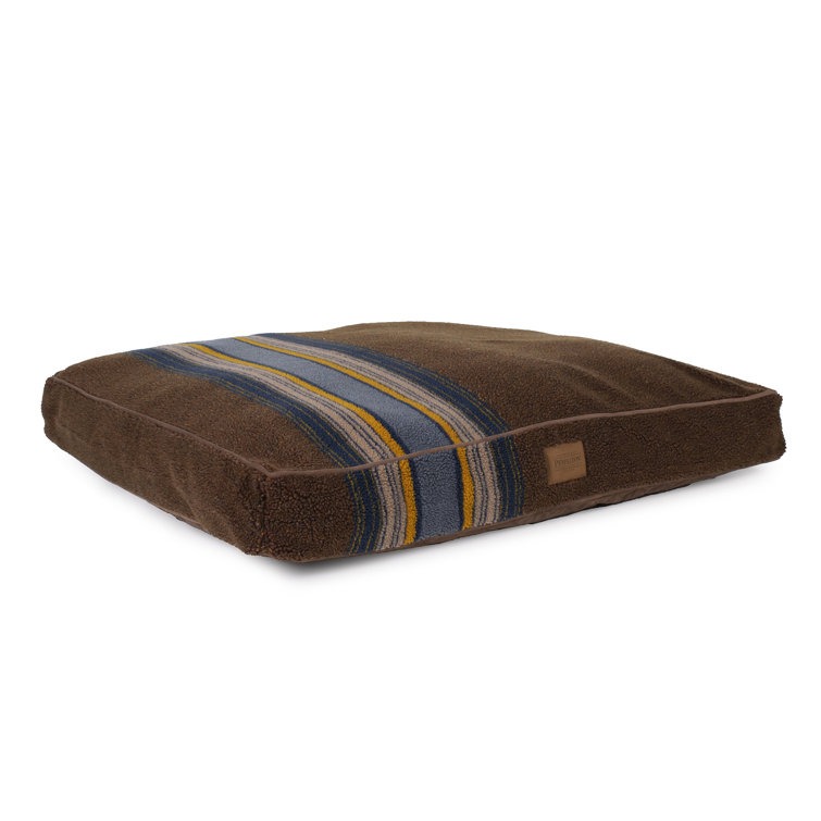 Small Brown Striped Elevated Outdoor Pet Bed