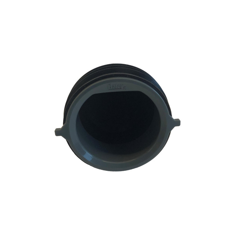 Black PVC 2-Inch Drain Seal for Linear and Decorative Shower Drains