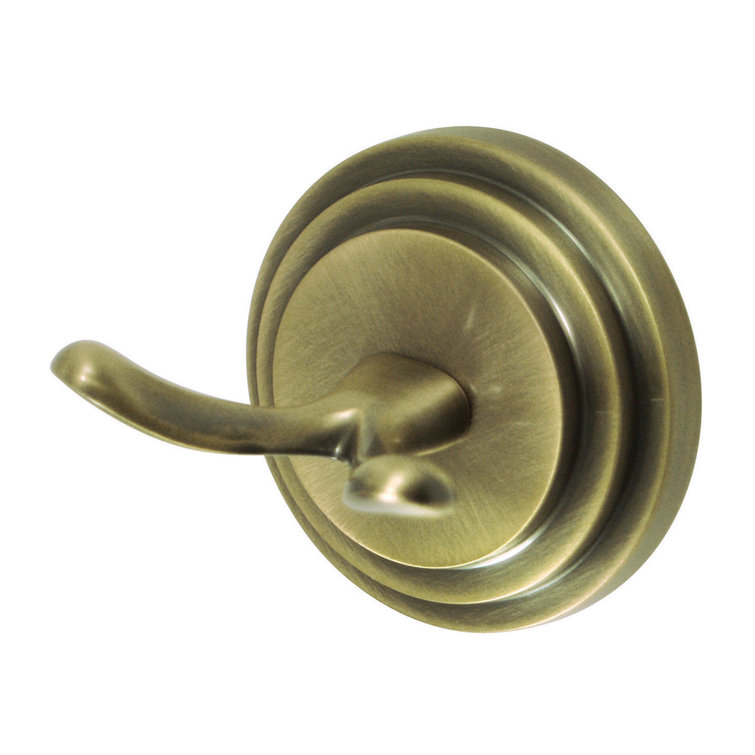 Vintage Brass Milano Bathroom Robe Hook